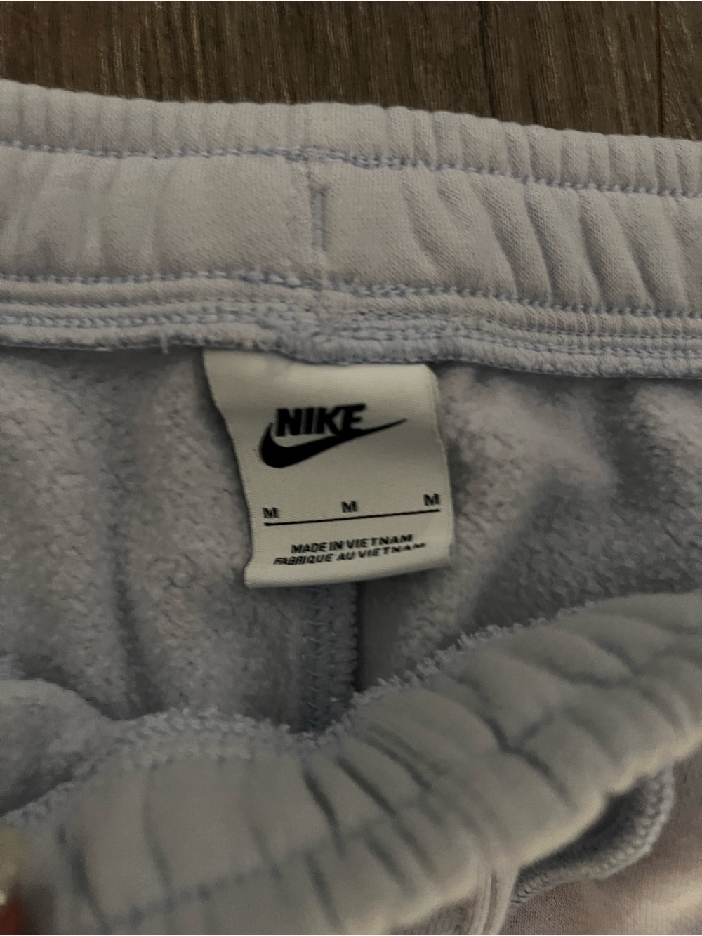 Nike Lavender Fleece Jogger Sweatpants Adult Medium Cozy Athleisure Lounge - Picture 3 of 5